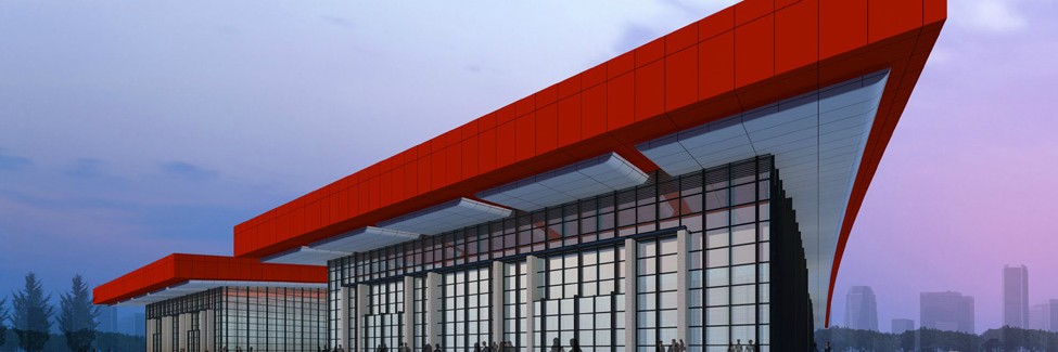 信陽市百花會(huì)展中心外觀圖